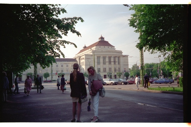 View Theatre Estonia on the front side of Tallinn