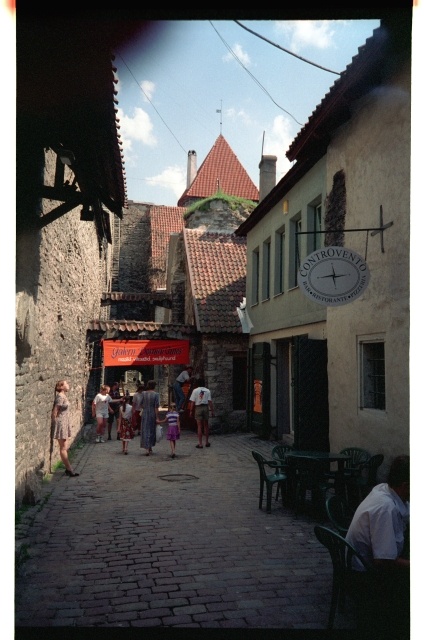 Katariina's move in the Old Town of Tallinn