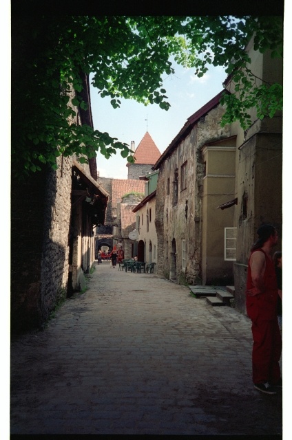 Katariina's move in the Old Town of Tallinn