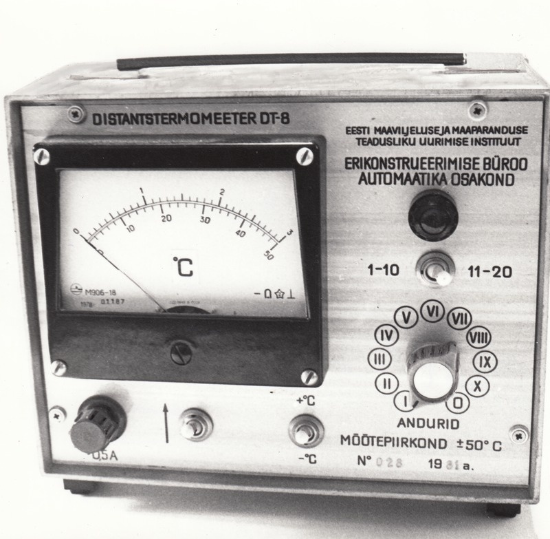 Distantstermomeeter  DT-8 erinevate puisteainete temperatuuri mõõtmiseks