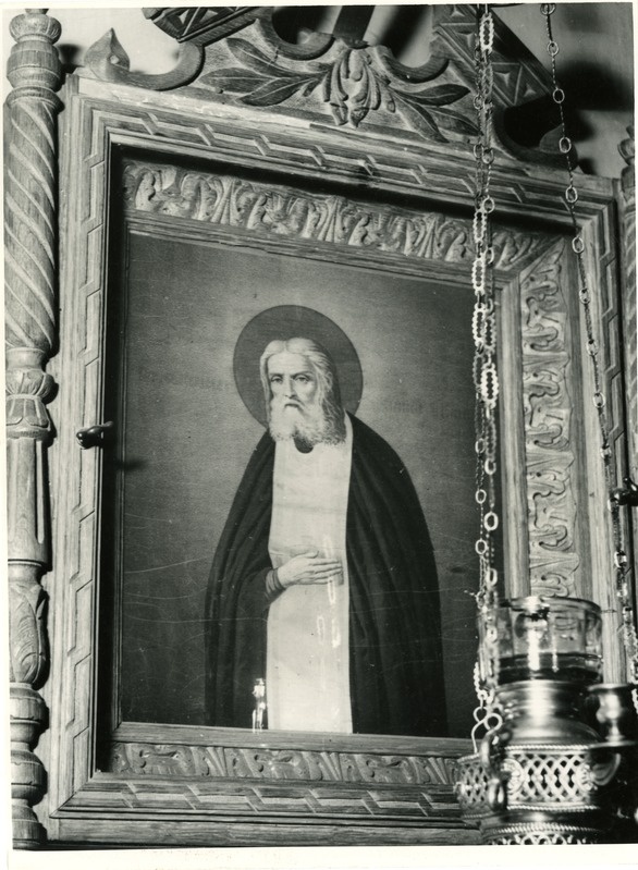 Kuressaare EAÕK Püha Nikolai kirik: ikoon Serafim Sarovist