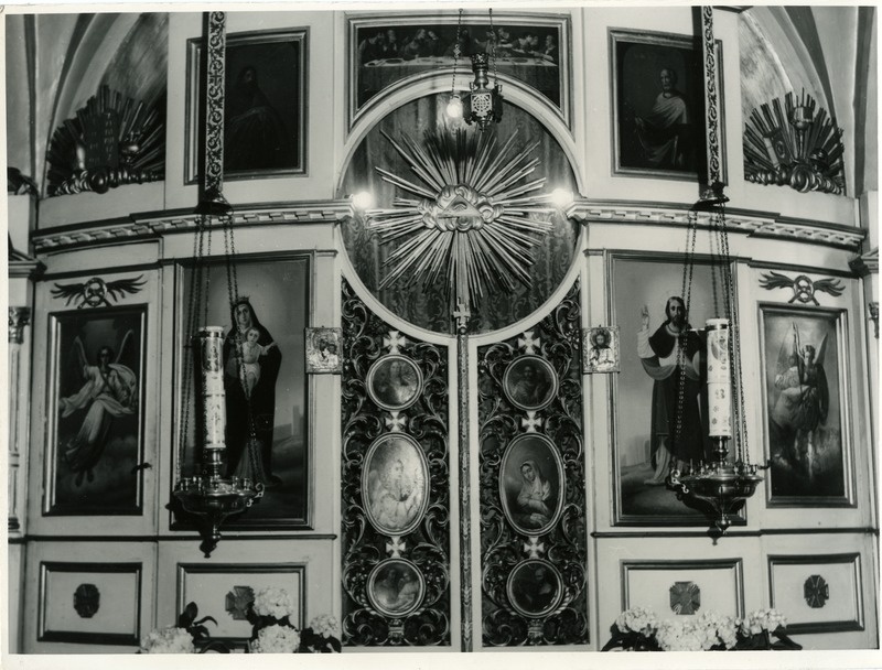 Kuressaare EAÕK Püha Nikolai kirik: peaaltari ikonostaasi keskosa