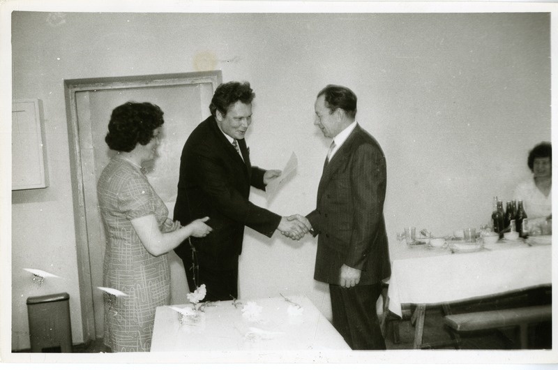 Sõjaveteranide austamine ETKVL Tööstuskombinaadis Varma