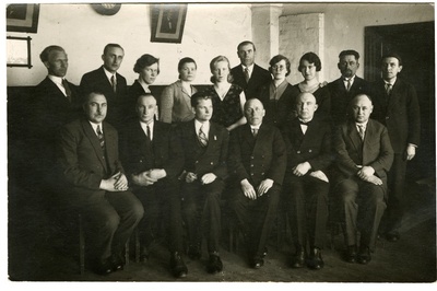 Muhu õpetajad 1936.a.  duplicate photo
