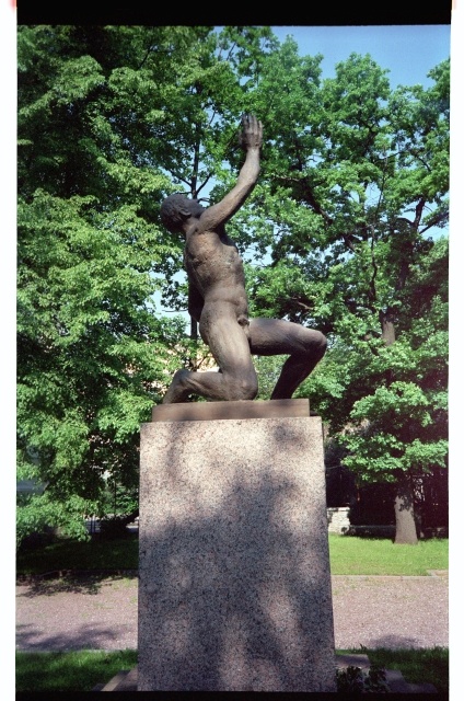 Monument for Tallinn teachers and students who fell in the War of Independence in front of Tallinn Real School