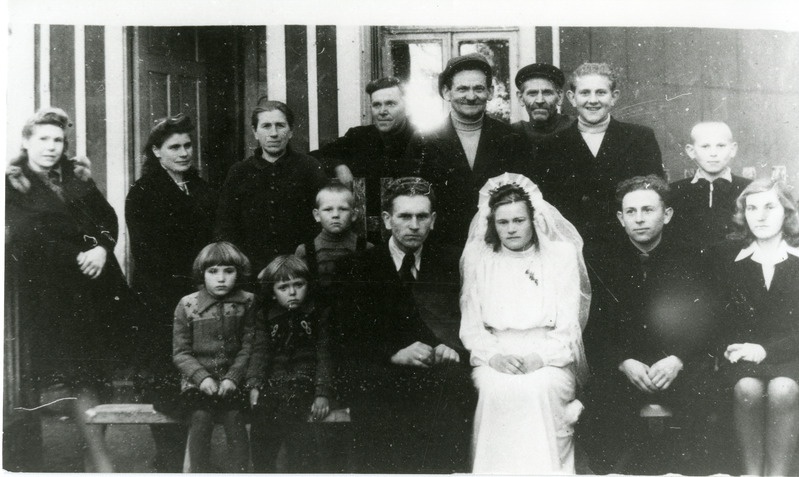 Endla Kaare ja Artur Vakrömi pulmapilt 1948.a.