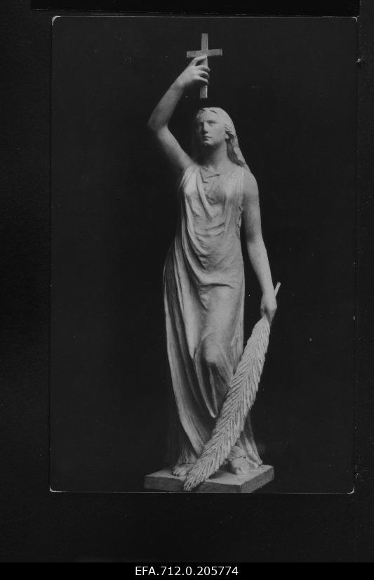 August Weizenbergi skulptuur. Hauamonument.
