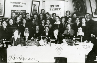 "Singeri" kursus Kuressaares 1928. a.  duplicate photo