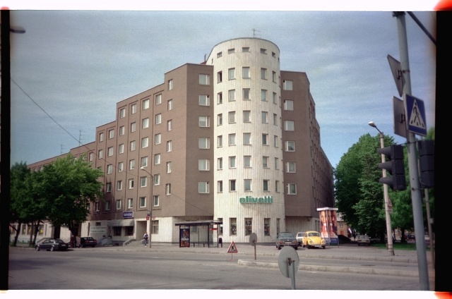 Building at the corner of Gonsiori and J. Poska Street in Tallinn