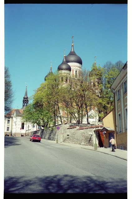Toompea Street in Tallinn Old Town