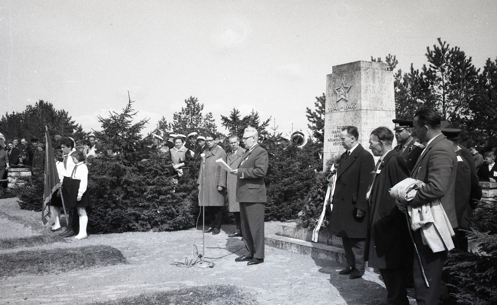 Miiting pärast rahvamatka Tehumardile 9. mail 1966.a.
