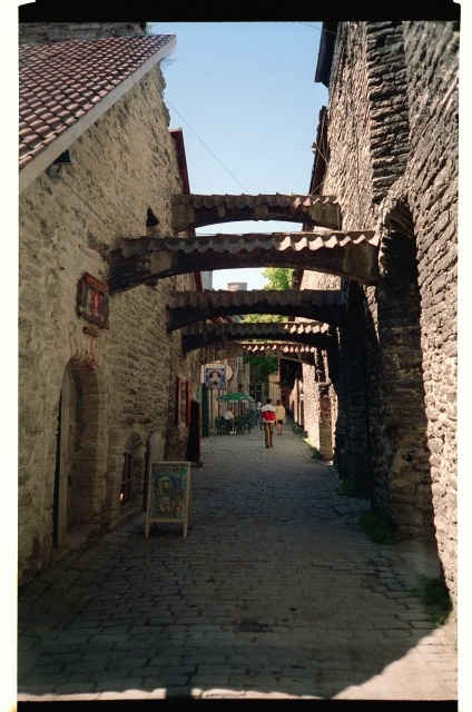 Katariina's move in the Old Town of Tallinn