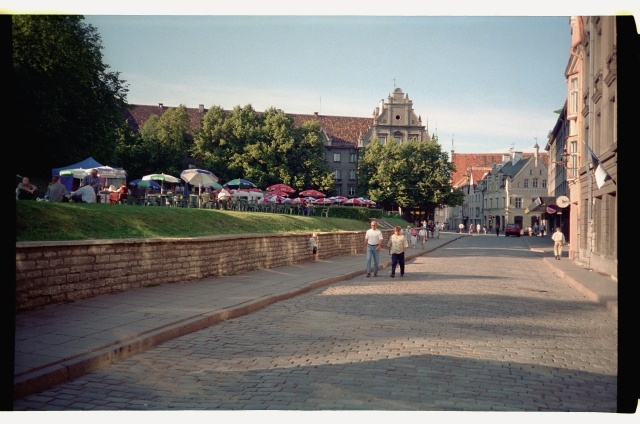 Harju Street in Tallinn Old Town