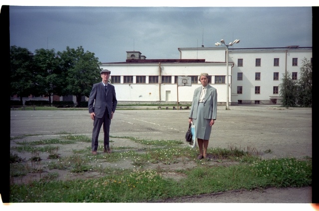 Hans and Helge Teetlaus at Rakvere Gymnasium