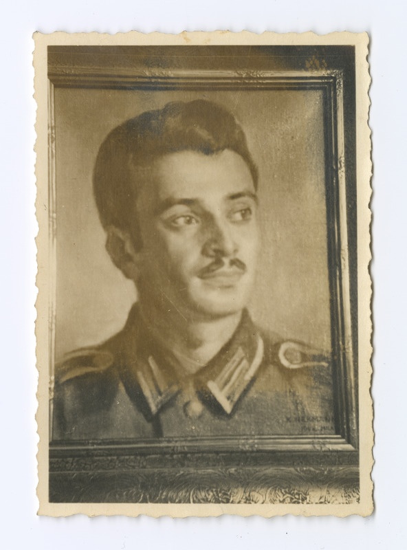 Maal portreteeritud sõjaväelasest. Karl Herman