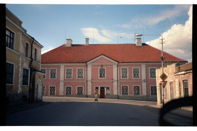 Former Municipality building in Rakvere at the crossing point of Tallinn Pika Street