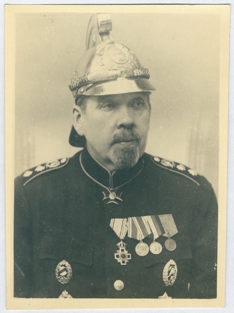 Tallinna Linna Kutselise Tuletõrje ülem Johannes Freimuth