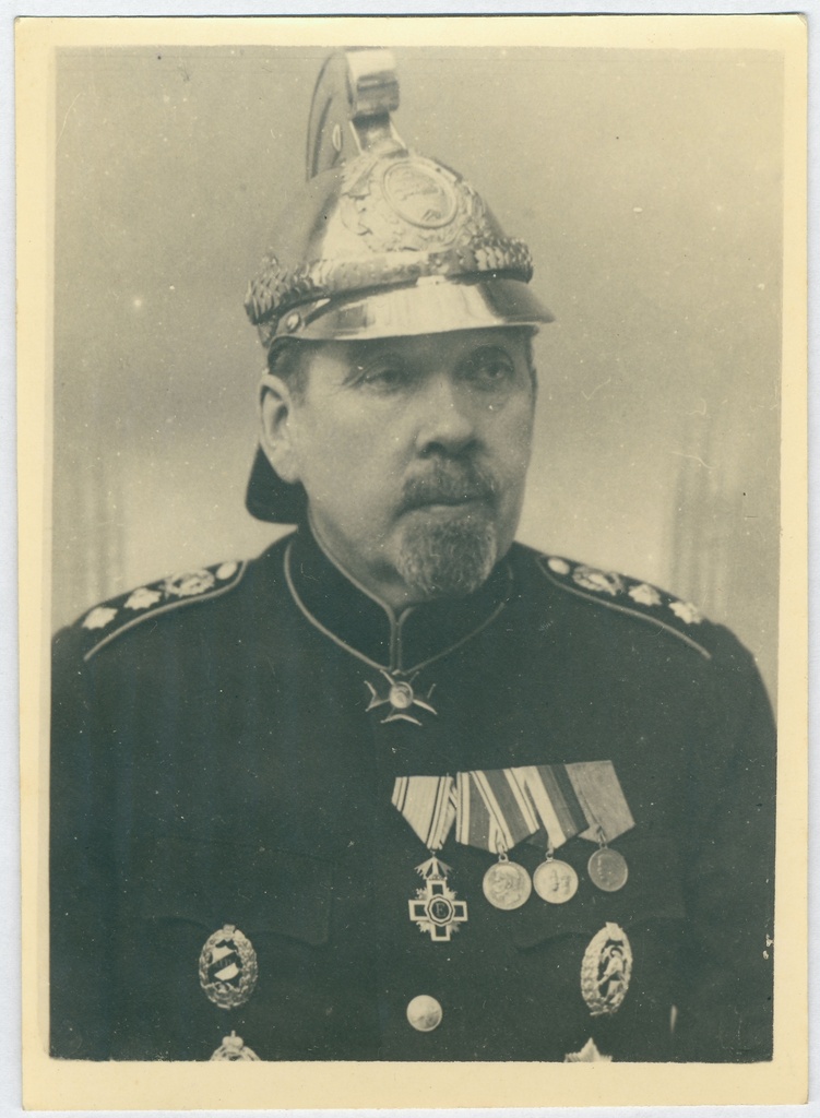 Tallinna Linna Kutselise Tuletõrje ülem Johannes Freimuth