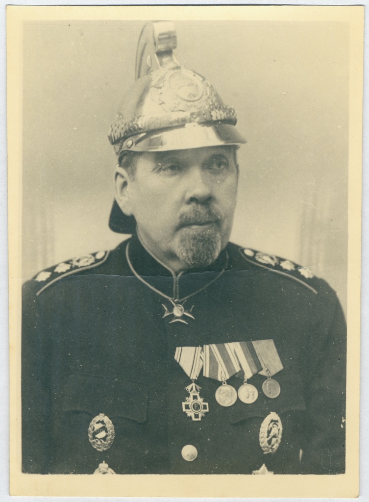 Tallinna Linna Kutselise Tuletõrje ülem Johannes Freimuth