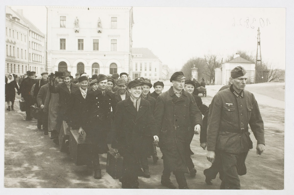 City centre of Tartu, March 1943