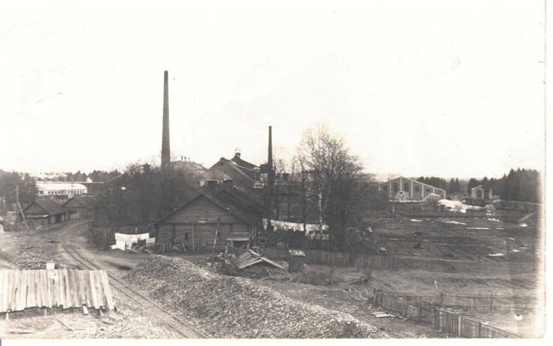 Photo. Järvakandi glass factory. Old-asula. View from the West