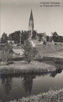Viljandi Valuojaja and Paulus Church  duplicate photo