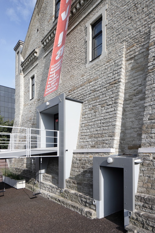 Rotermanni soolaladu, Eesti Arhitektuurimuuseum. Peafassaad, lähivaade