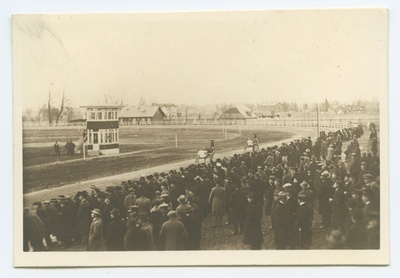 Tallinn, view of the hypodroom during the wire competitions.  duplicate photo