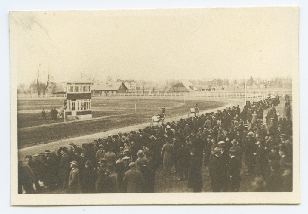 Tallinn, view of the hypodroom during the wire competitions.