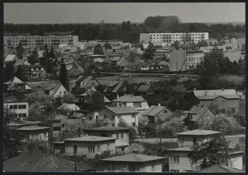 Photo, Viljandi, general view of the city, Paala city, (Paala tee region, exhibition t edge area)
