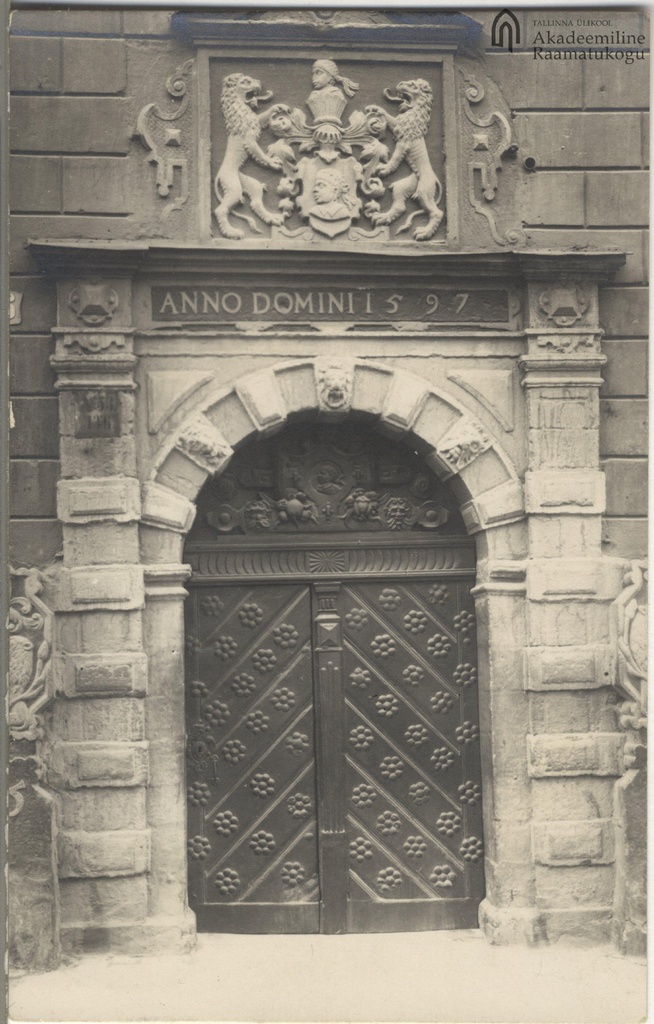 Tallinn. Portal of the Blackheads House