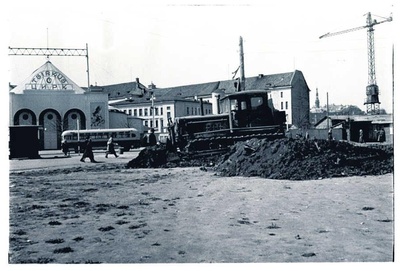 View of the circus in Stalin Square  similar photo