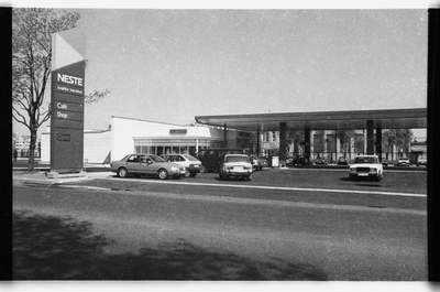 Opening of the first Neste gas station in Narva; view of the gas station  similar photo