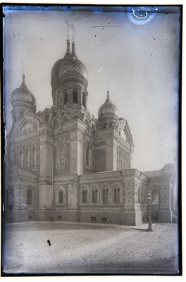 Alekander Nevski Church in Toompeal, Lossi Square. View of the stories.  duplicate photo