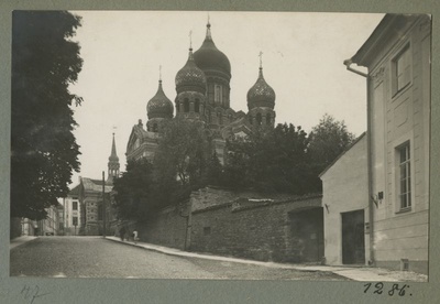 View of Tallinn. Nevski Cathedral Toompeal.  duplicate photo