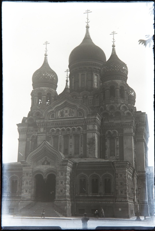 Alekander Nevski Church in Toompeal, Lossi Square. View of the edel.