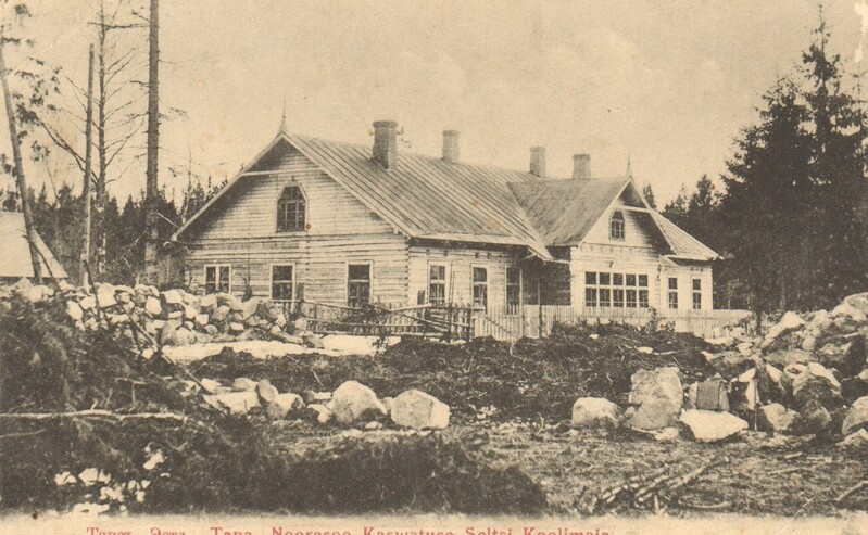 fotopostkaart Tapa Noorsoo Kaswatuse Seltsi KoolimajaT