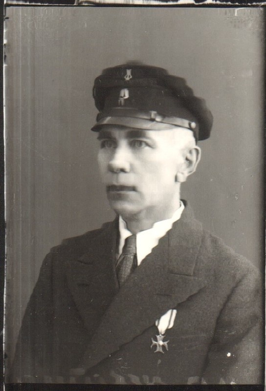 klaasnegatiiv, Paide VTÜ liige Hugo Albinus 1937.a.