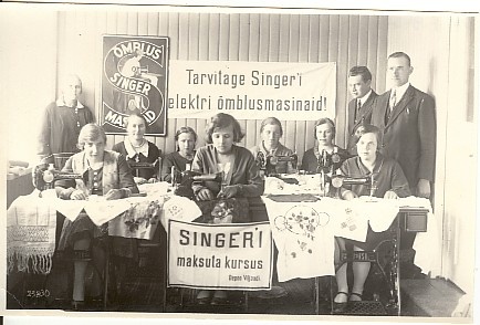 klaasnegatiiv, "Singeri" kursused 1930.a.