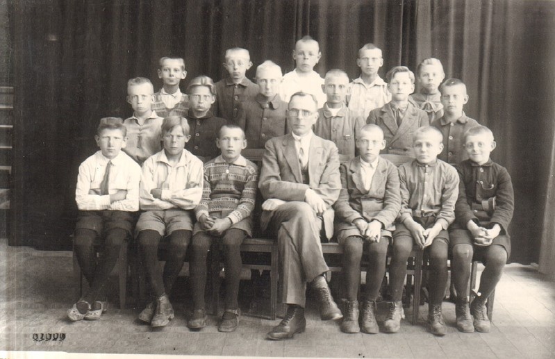 klaasnegatiiv, Paide algkooli IV klass 1930.a.