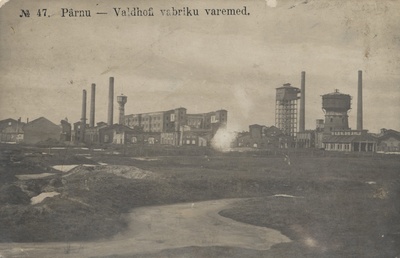 Ruins of the Pärnu Valdhof factory  duplicate photo