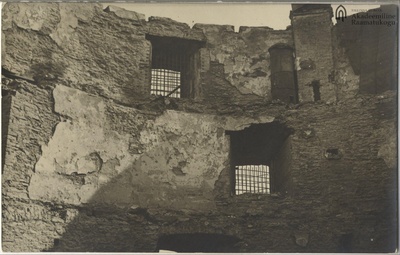 Tallinn. Burned jail Paksus Margareetas  duplicate photo