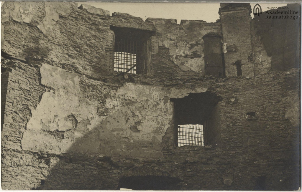 Tallinn. Burned jail Paksus Margareetas