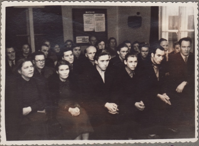 Tallinna Keskrajooni VTÜ II meessalga aastakoosolekust osavõtjad