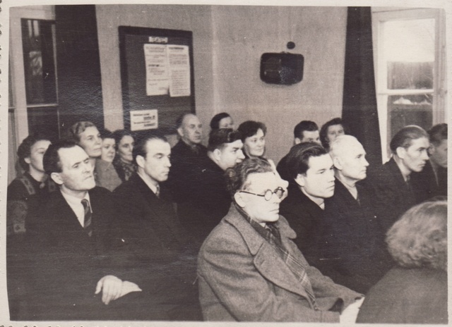 Tallinna Keskrajooni VTÜ II meessalga aastakoosolekust osavõtjad