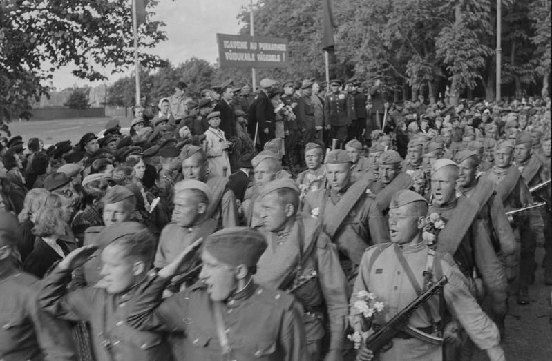 8. Eesti Laskurkorpuse saabumine Kuramaalt.