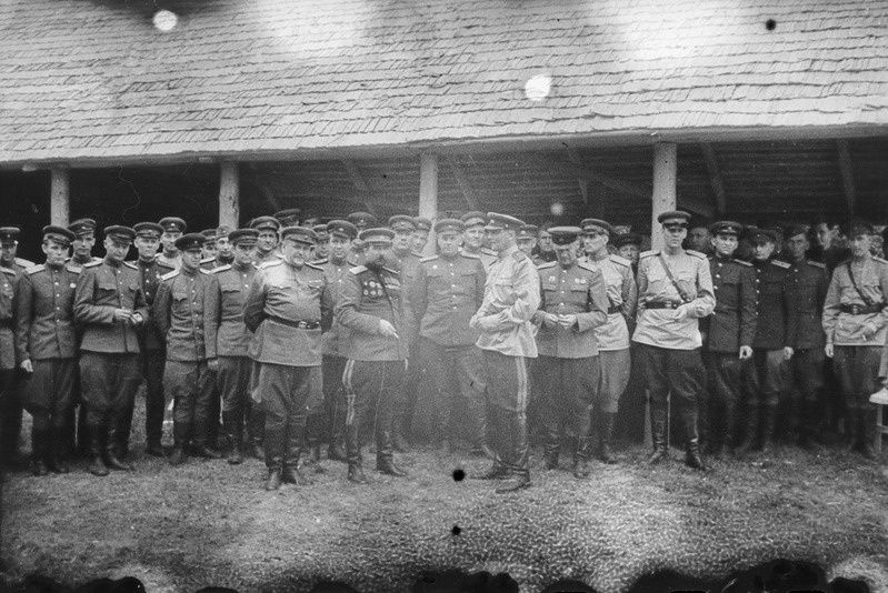 8. Eesti Laskurkorpuse juhtkond kohtumas I. Fedjuninskiga