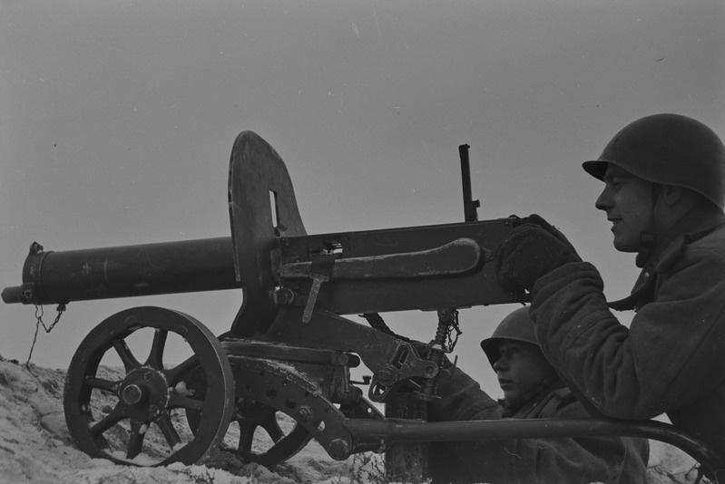 8. Eesti Laskurkorpus. Kindralmajor J. Lombaku diviisi kuulipildur tulejoonel (1944)