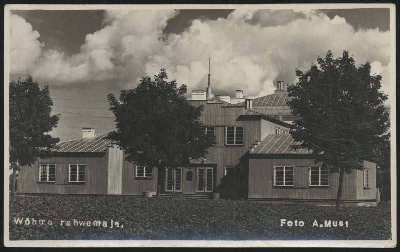 Postcard, Võhma folk house