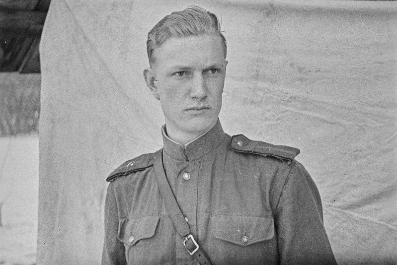 Eesti Laskurkorpus. Üks sõjaväelane, tundmatu